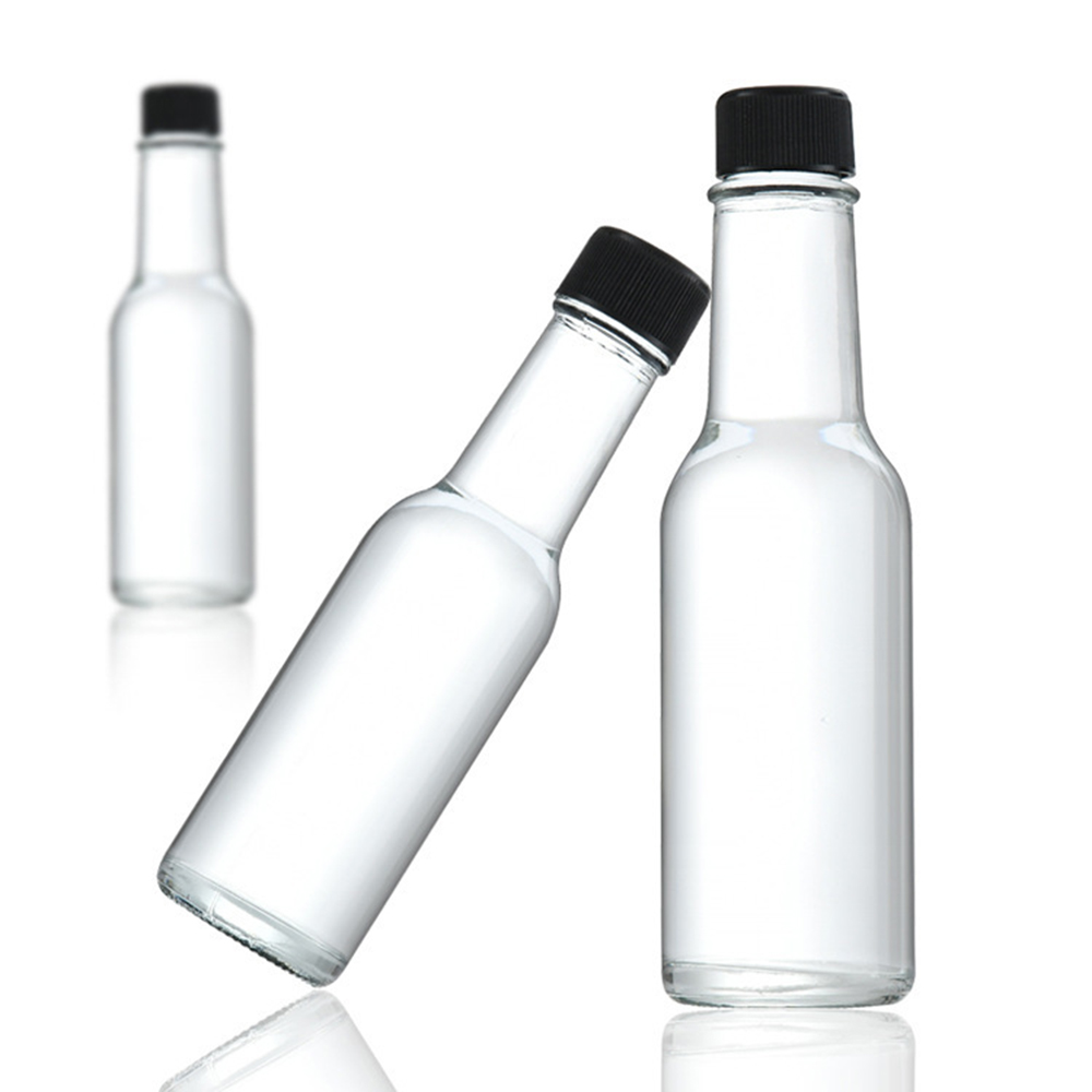 Meal Prep Juice Bottles - 50 ml/100 ml ขวดซอสร้อนพร้อมฝาสีดําสําหรับน้ําผลไม้,แยม,เครื่องดื่ม,ค็อกเทล,DIY ดื่ม