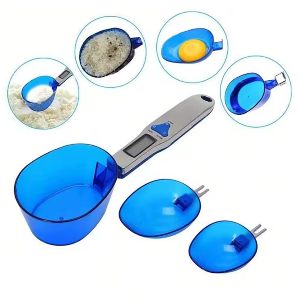 Portion Scale Digital - A76G-เครื่องชั่งน้ำหนักอาหารดิจิทัลอิเล็กทรอนิกส์ พร้อมช้อนตวง 3 ชิ้น สำหรับตวงนม แป้ง
