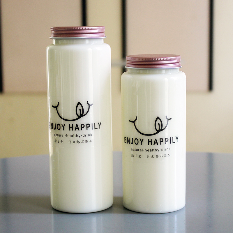 Meal Prep Juice Bottles - 10 ชิ้นพลาสติกครอบคลุมขวดเครื่องดื่มน้ําผลไม้นมชาขวด Sago เครื่องดื่ม Jars เครื่องดื่มนมชา