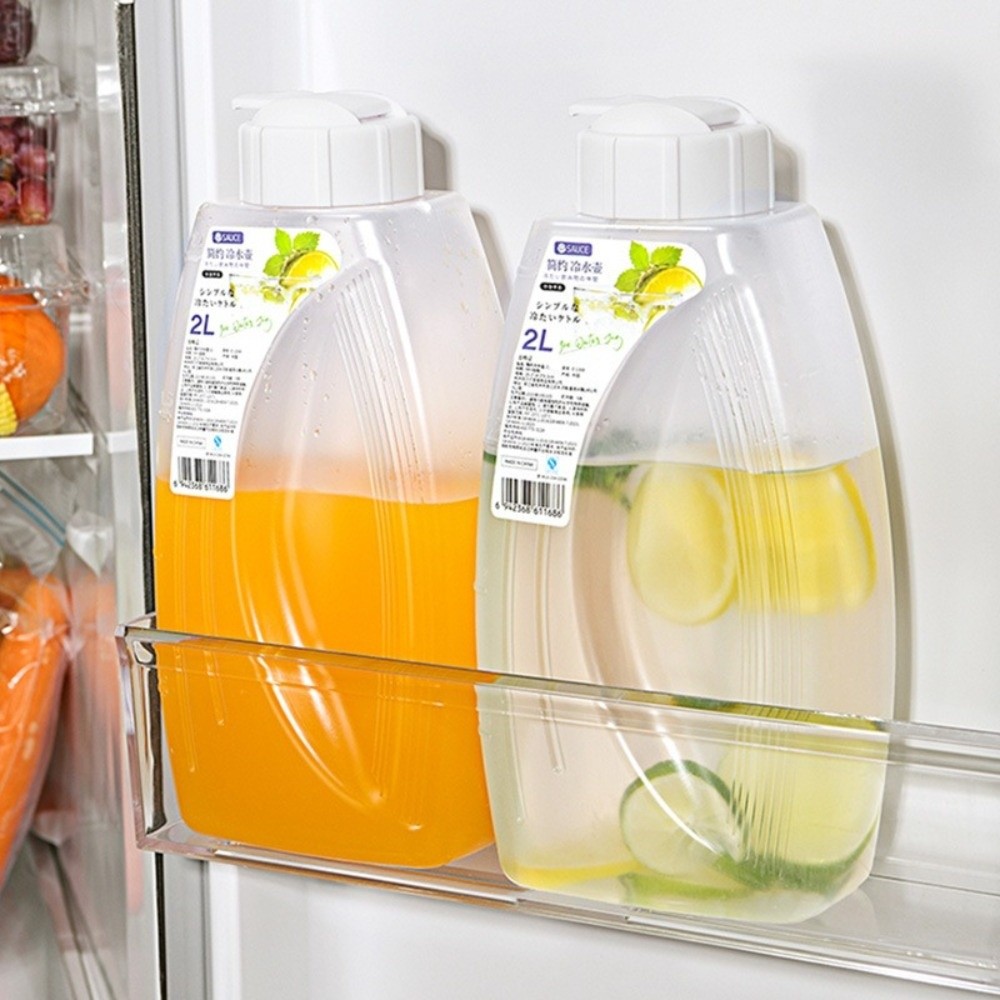 Meal Prep Juice Bottles - ใหม่ 1L/2L กาต้มน้ำเย็นพร้อมฝาปิด ขวดน้ำทนทาน เกรดอาหาร ทนความร้อนและความเย็น