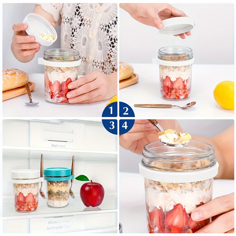 แก้วโอ๊ตมีล 1 ชิ้น/2 ชิ้น พร้อ - Meal Prep Glass บทวิจารณ์และราคา