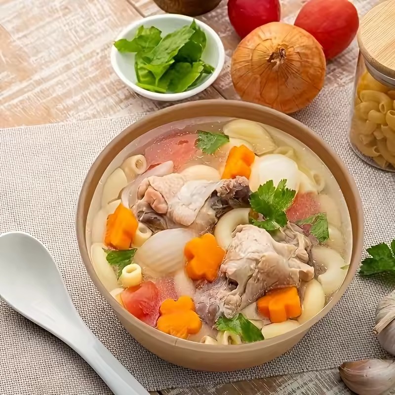 10/20PCS กระดาษคราฟท์ชามทรงกลม - Meal Prep Plan บทวิจารณ์และราคา