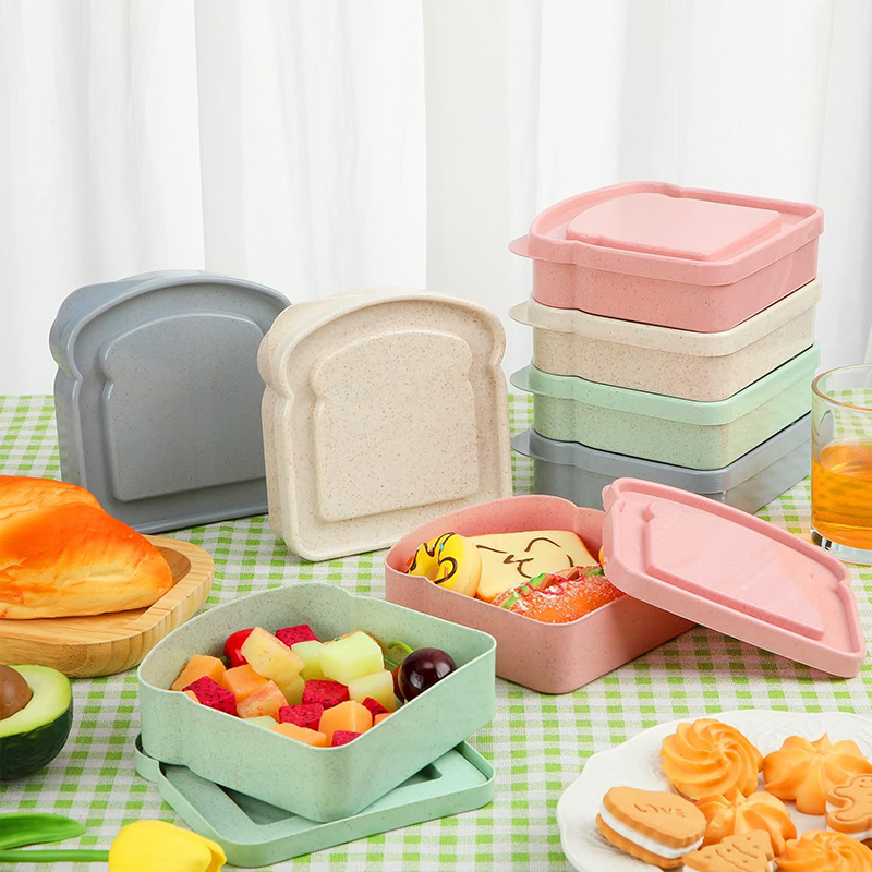 ภาชนะแซนวิชกล่องอาหารกลางวันกล - Meal Prep Tupperware บทวิจารณ์และราคา