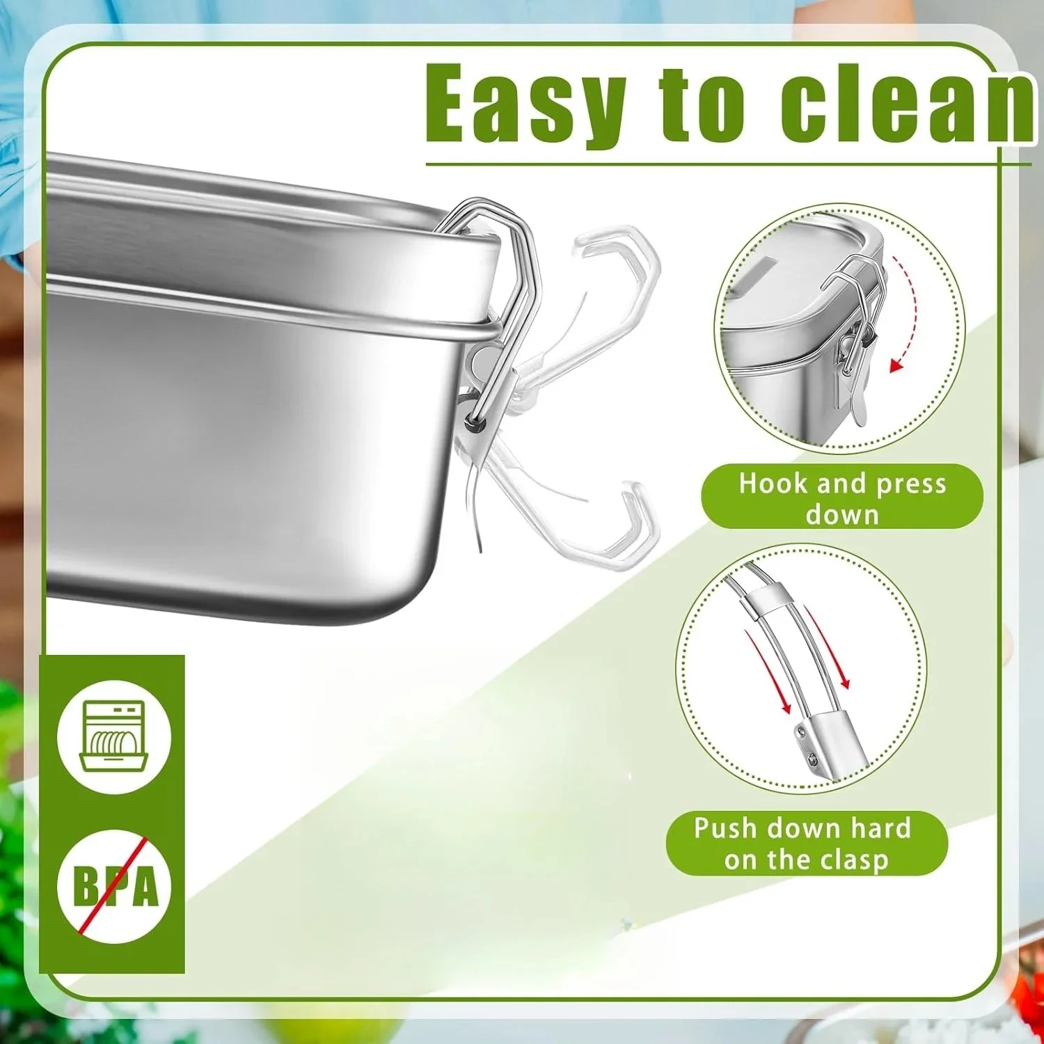 กล่องอาหารกลางวันสแตนเลสสําหรั - Meal Prep Tupperware บทวิจารณ์และราคา