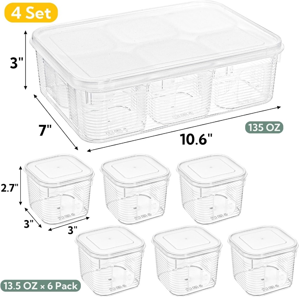 ชุดจัดระเบียบตู้เย็น 28 ชิ้น พ - Meal Prep Veggie บทวิจารณ์และราคา