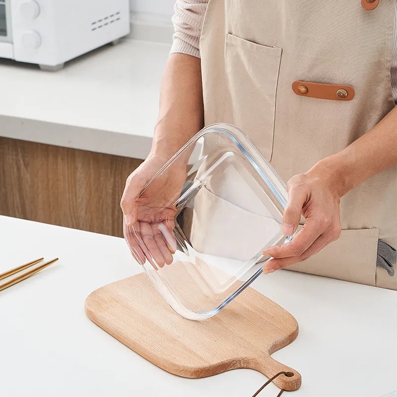 แก้วเบเกอรี่ Pan สี่เหลี่ยมผืน - Meal Prep Glass Containers Oven Safe บทวิจารณ์และราคา