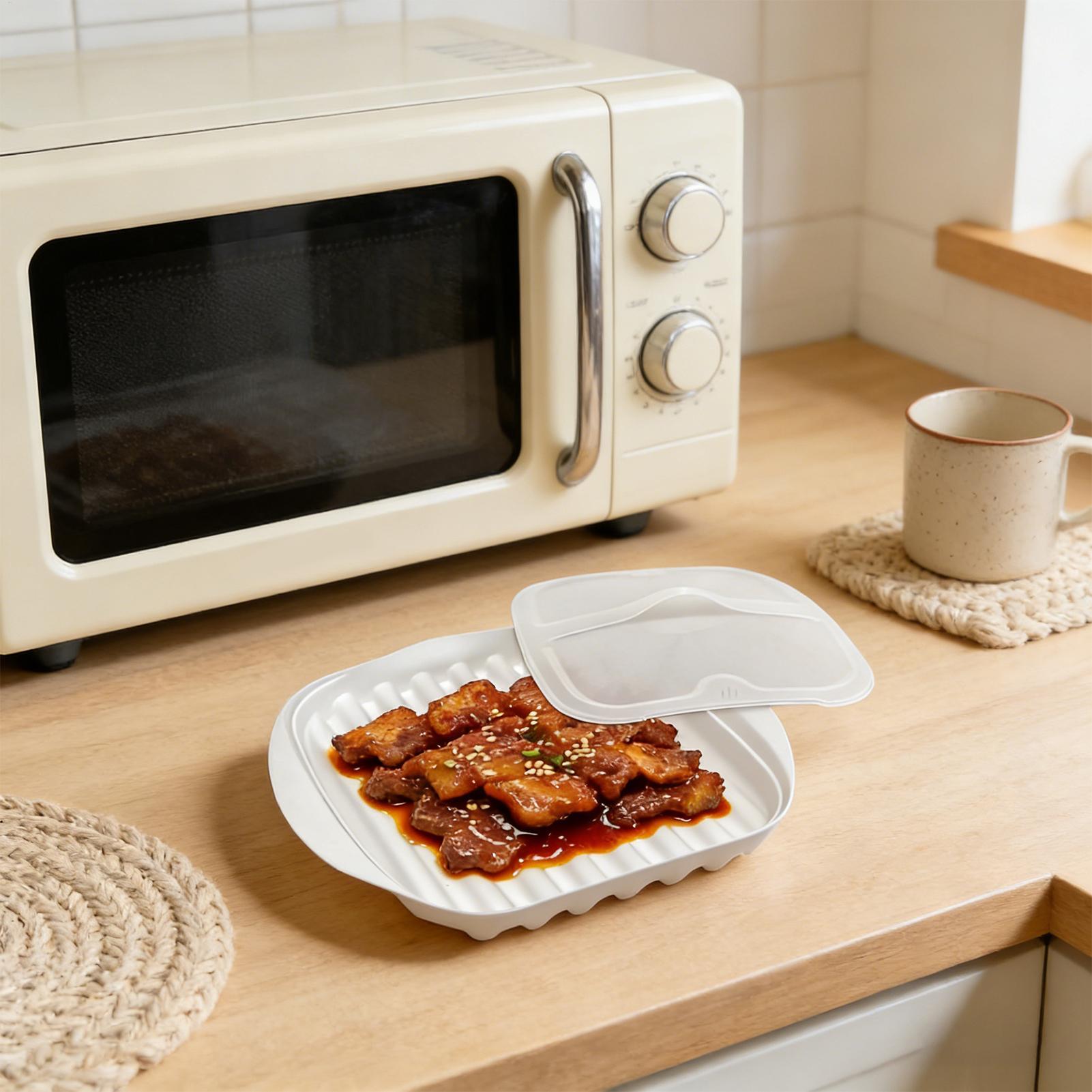 ถาดไมโครเวฟสำหรับทำเบคอน ไม่ติ - Meal Prep Hot Dogs บทวิจารณ์และราคา