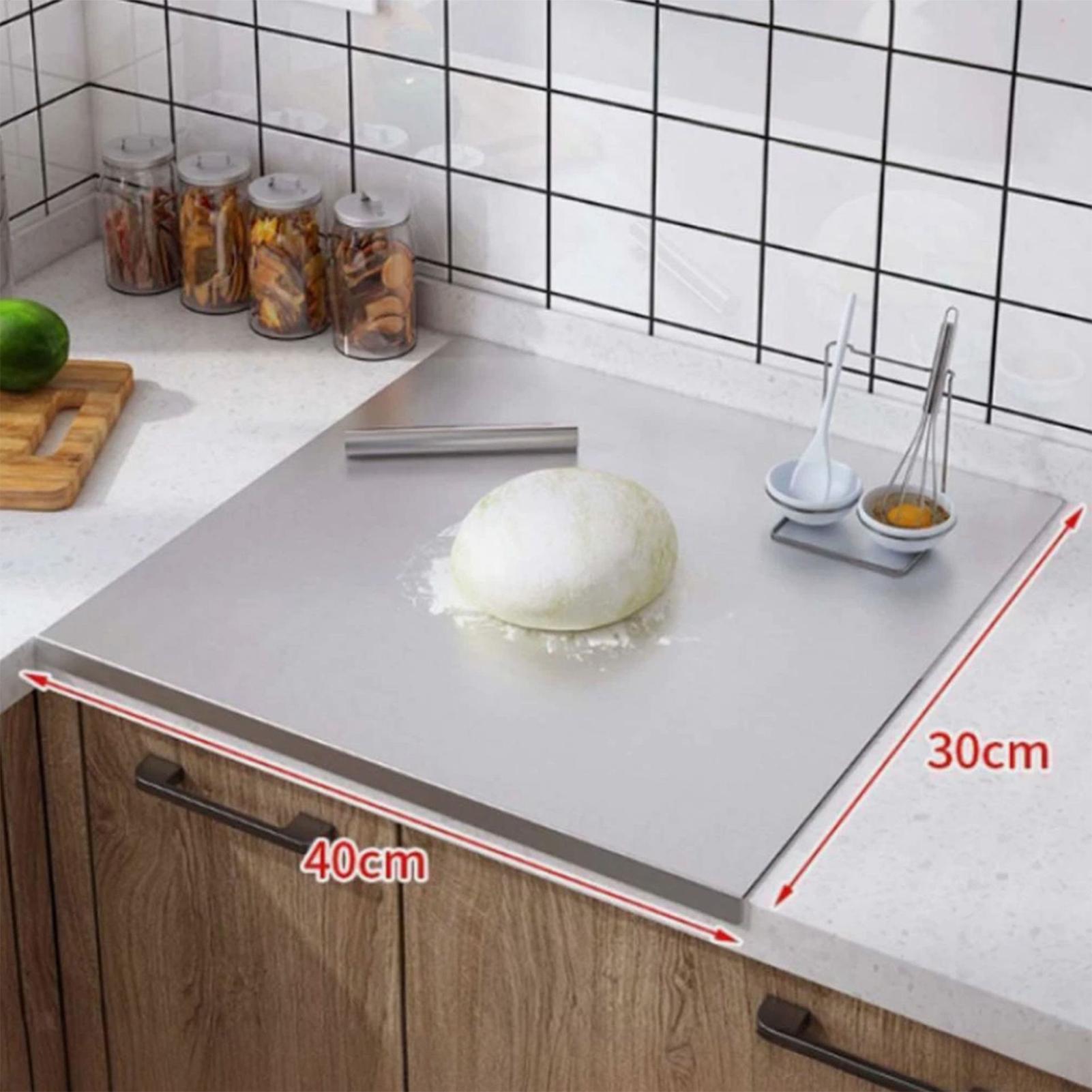 เขียงสแตนเลสแบบไม่ติดกระทะสองด - Meal Prep Kitchen บทวิจารณ์และราคา
