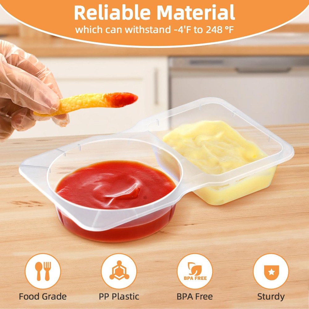 กล่องใส่อาหารแบบแบ่งช่อง 2 ช่อ - Meal Prep Veggie บทวิจารณ์และราคา
