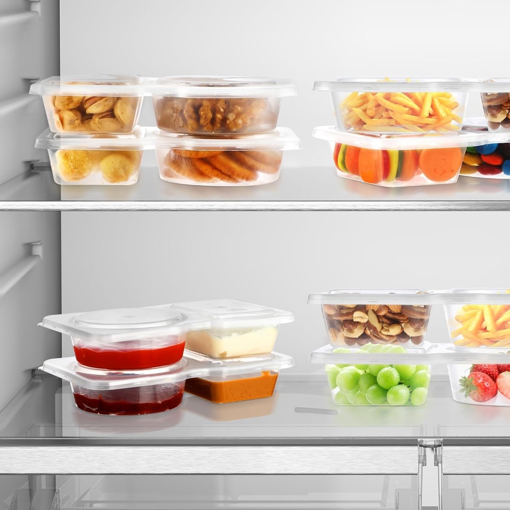 กล่องใส่อาหารแบบแบ่งช่อง 2 ช่อ - Meal Prep Veggie บทวิจารณ์และราคา