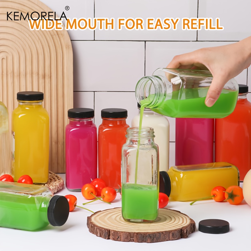 2/4PCS 350ML ขวด LeakProof ขวด - Meal Prep Juice Bottles บทวิจารณ์และราคา