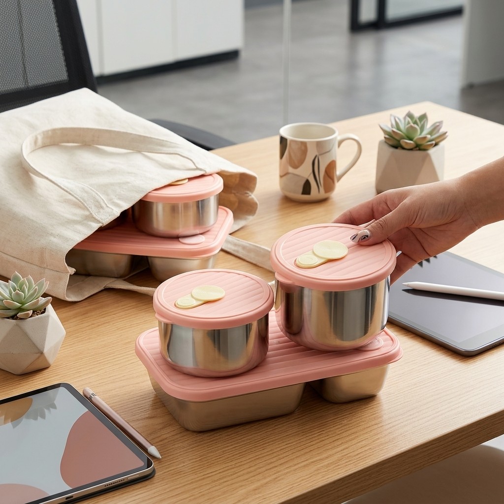 กล่องอาหารกลางวันสแตนเลส 304 ใ - Meal Prep Meal Ideas บทวิจารณ์และราคา