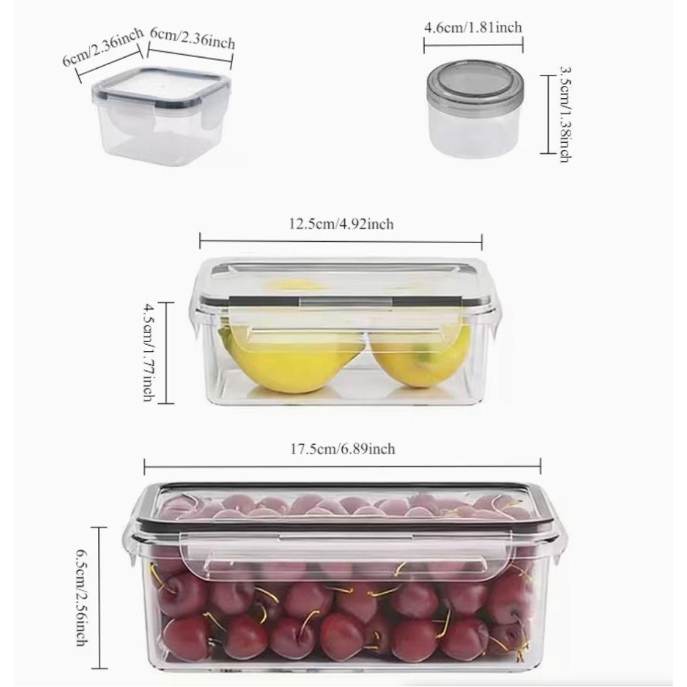 กล่องเก็บอาหารใส 4 ชิ้น พร้อมฝ - Meal Prep Tupperware บทวิจารณ์และราคา
