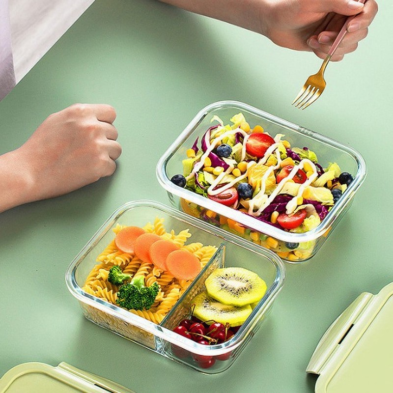 กล่องอาหารกลางวันแก้วมินิมอลสำ - Meal Prep Glass บทวิจารณ์และราคา