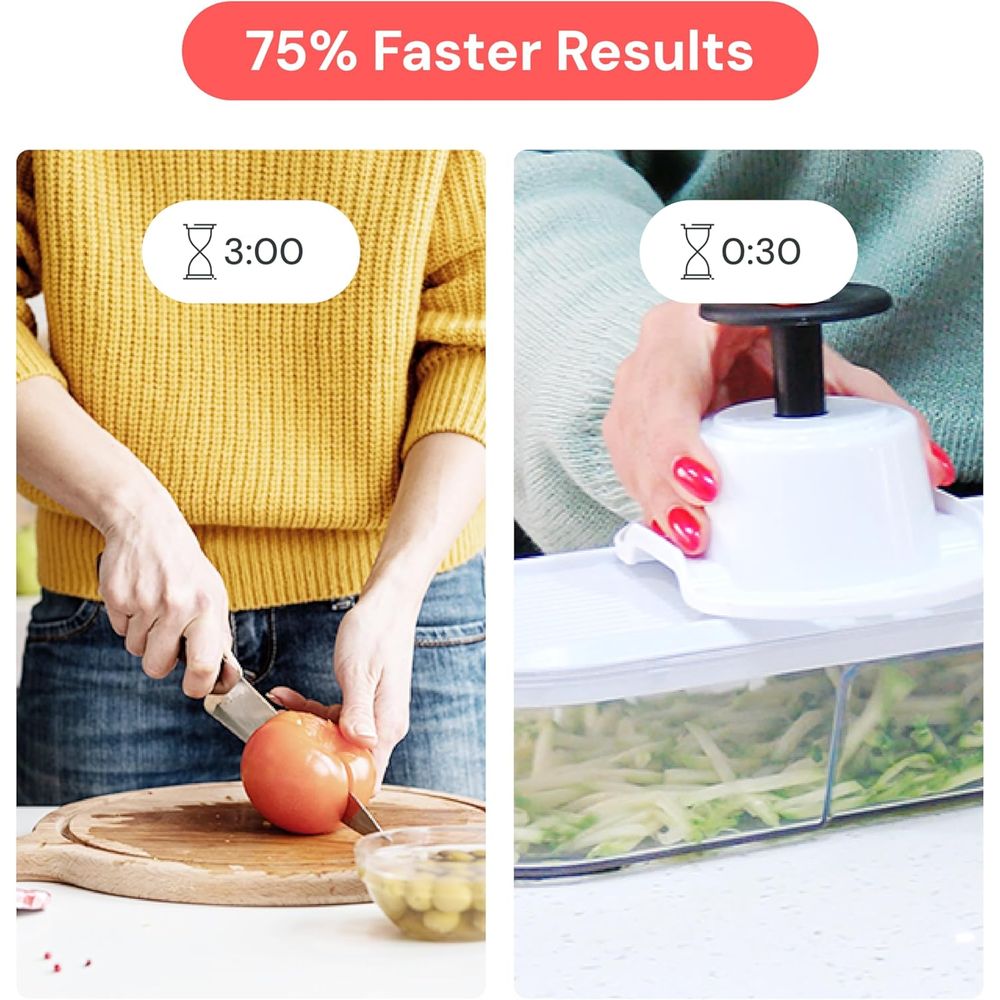 เครื่องหั่นผัก - ฝาปิดสำหรับหั - Meal Prep Veggie บทวิจารณ์และราคา