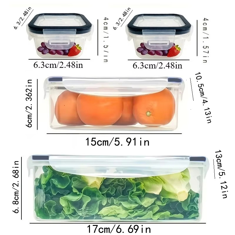 ชุด 8 ชิ้น ประกอบด้วย 4 กล่องแ - Meal Prep Tupperware บทวิจารณ์และราคา