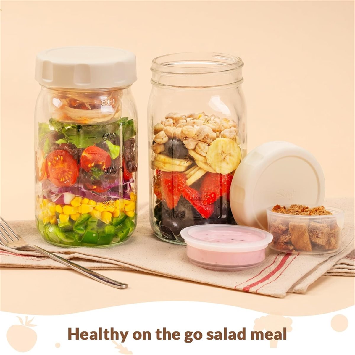 A67T ชุดใหม่ 4 ชิ้น โหลแก้วใส่ - Meal Prep Glass บทวิจารณ์และราคา