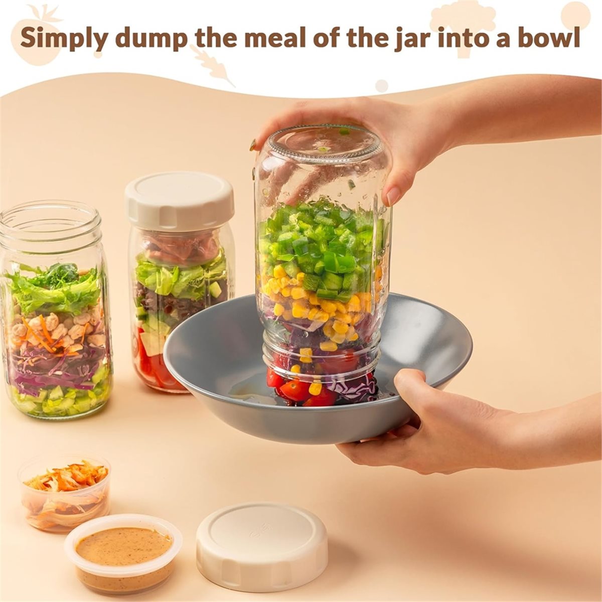 A67T ชุดใหม่ 4 ชิ้น โหลแก้วใส่ - Meal Prep Glass บทวิจารณ์และราคา
