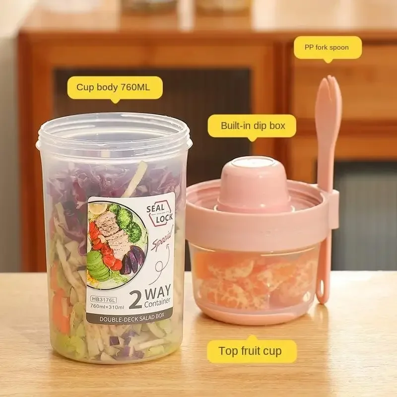 JUSTINLAU ถ้วยสลัดลดน้ำหนักแบบ - Meal Prep Tupperware บทวิจารณ์และราคา