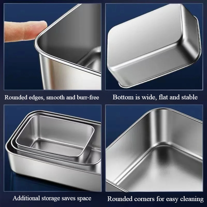 สแตนเลสเก็บอาหารถาดเสิร์ฟสี่เห - Meal Prep Tupperware บทวิจารณ์และราคา