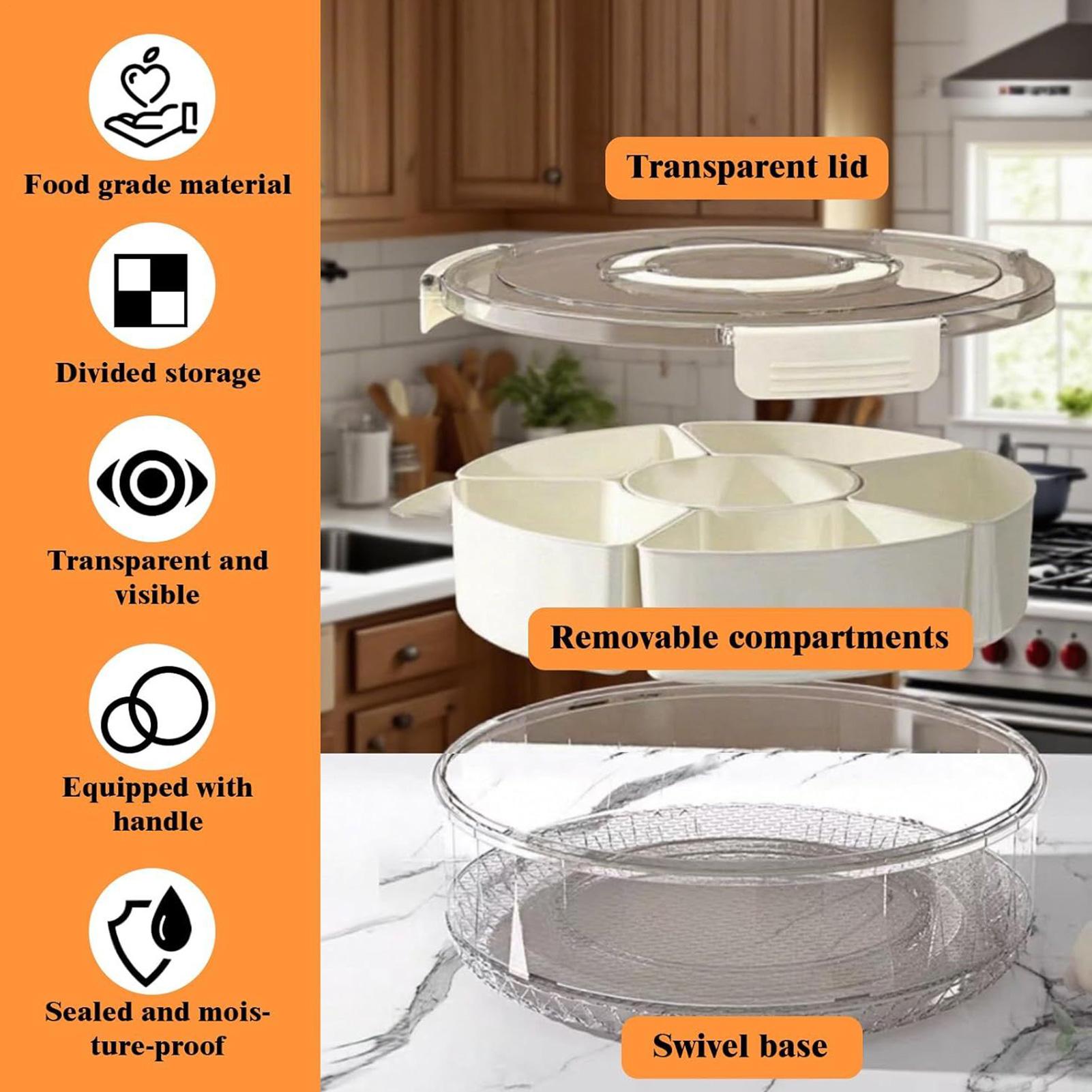 กล่องใส่อาหารแบบแบ่งช่อง 6 ช่อ - Meal Prep Veggie บทวิจารณ์และราคา