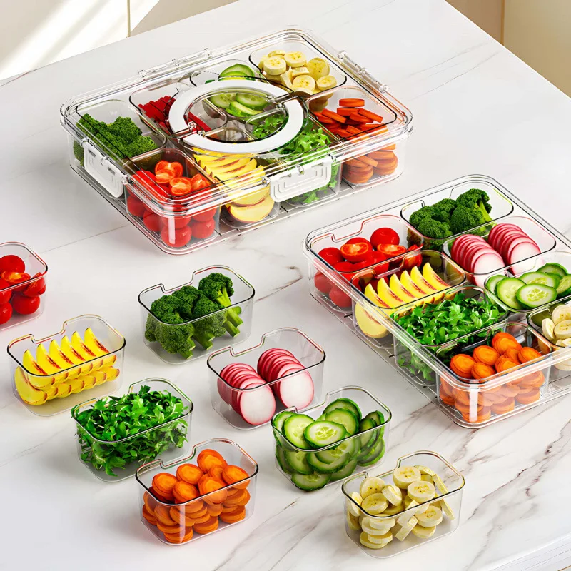กล่องเก็บอาหารหลายช่อง ช่วยจัด - Meal Prep Veggie บทวิจารณ์และราคา