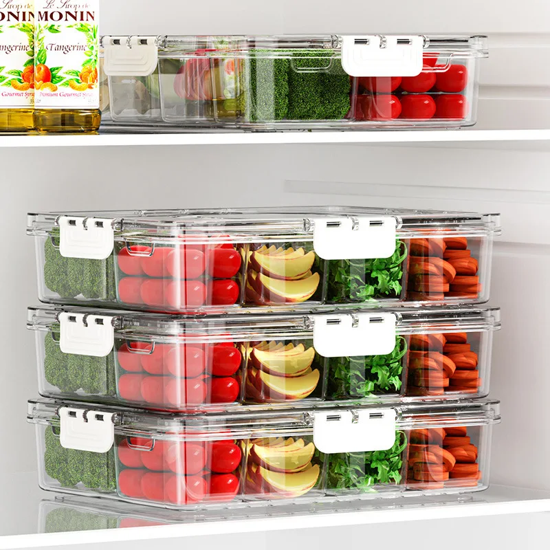 กล่องเก็บอาหารหลายช่อง ช่วยจัด - Meal Prep Veggie บทวิจารณ์และราคา
