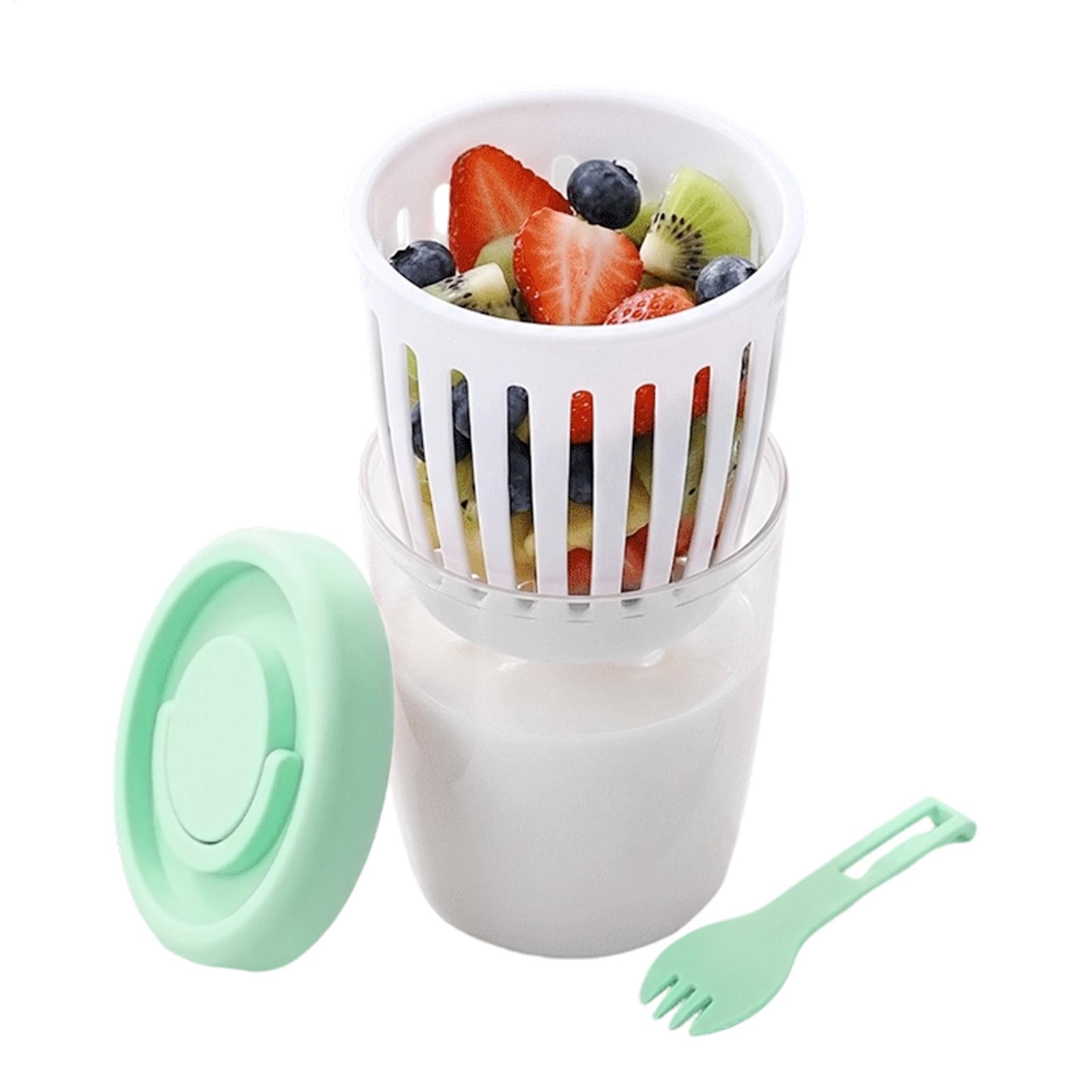ถ้วยโยเกิร์ตพร้อมฝาปิด กระปุกเ - Meal Prep Yogurt Cups บทวิจารณ์และราคา
