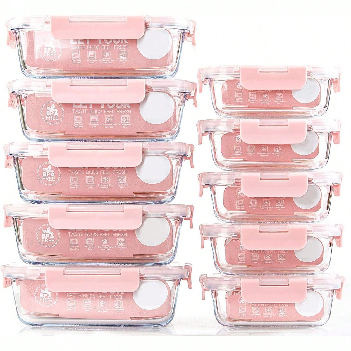 ชุดกล่องแก้วสำหรับเตรียมอาหาร  - Meal Prep Glass บทวิจารณ์และราคา