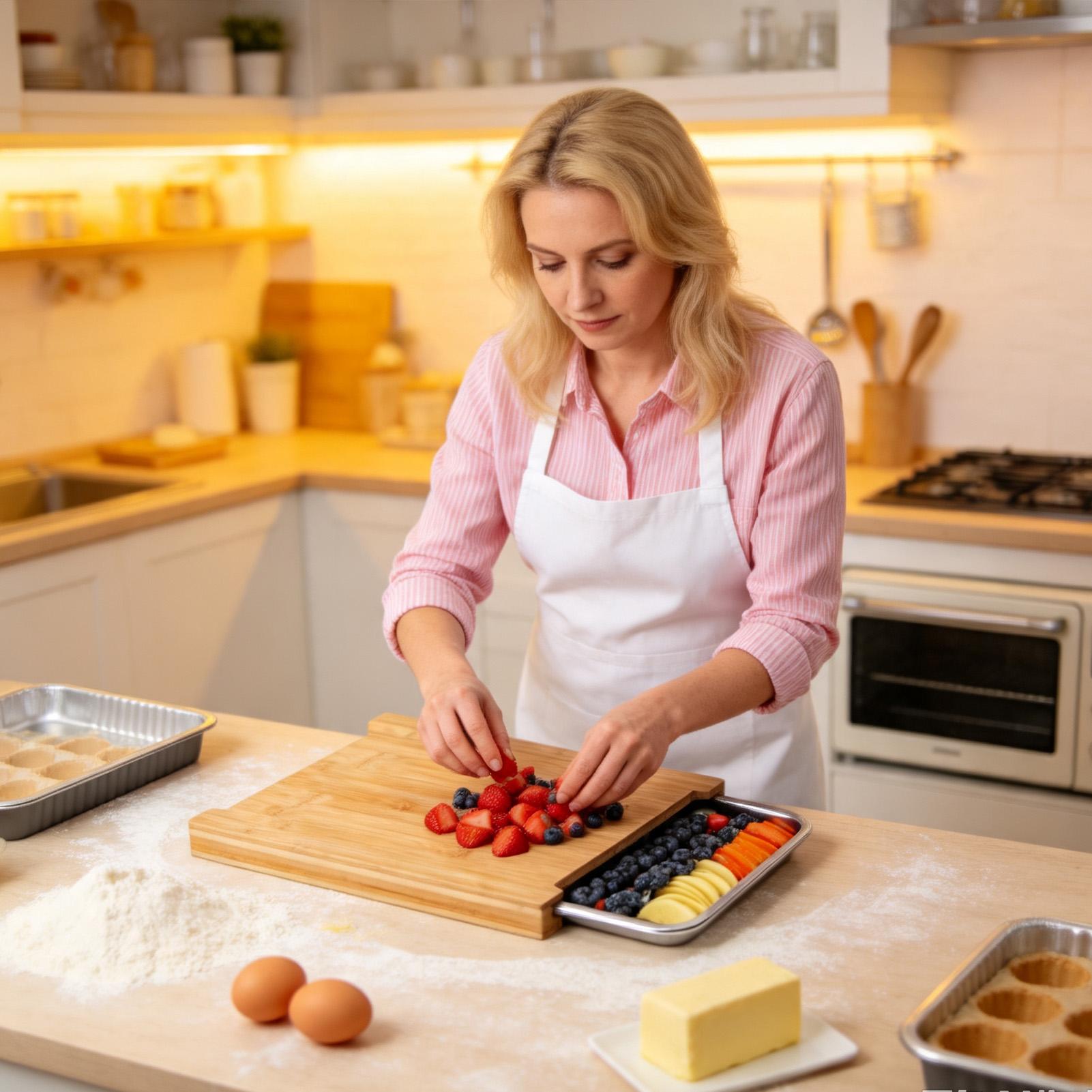 เขียงไม้กันลื่นสำหรับเตรียมอาห - Meal Prep Veggie บทวิจารณ์และราคา