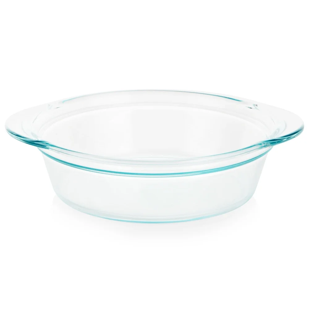 จานอบกระจกกลมลึก 9.5 นิ้วเตาอบ - Meal Prep Glass Containers Oven Safe บทวิจารณ์และราคา