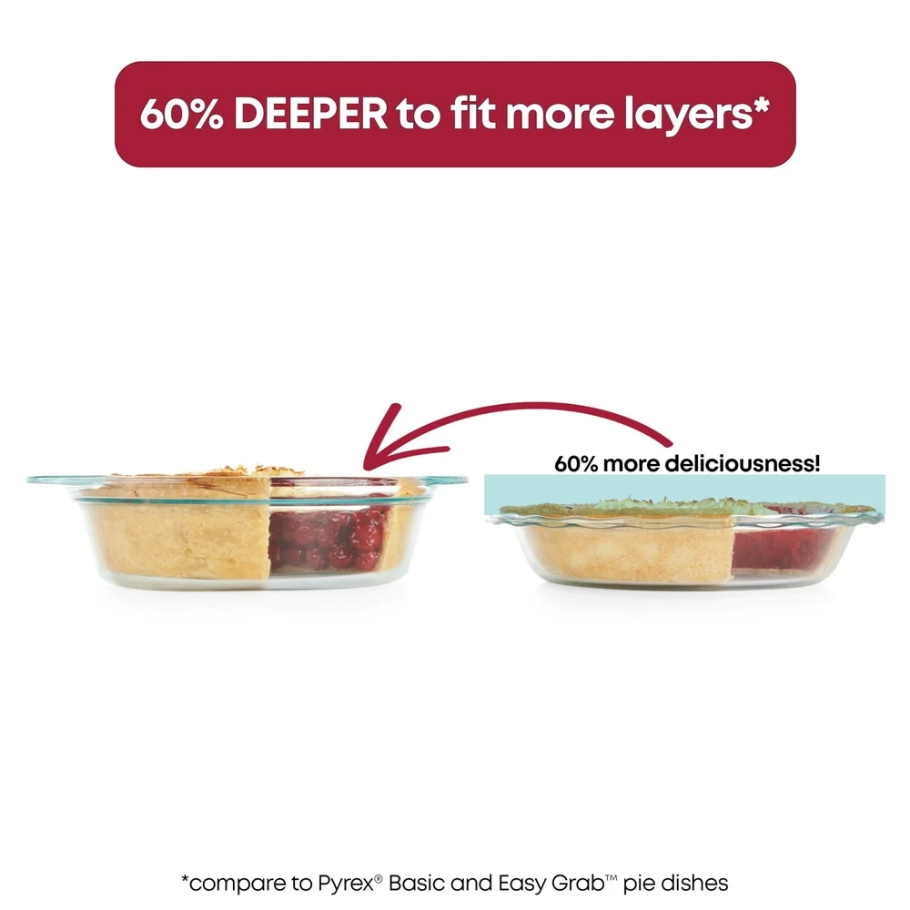 จานอบกระจกกลมลึก 9.5 นิ้วเตาอบ - Meal Prep Glass Containers Oven Safe บทวิจารณ์และราคา