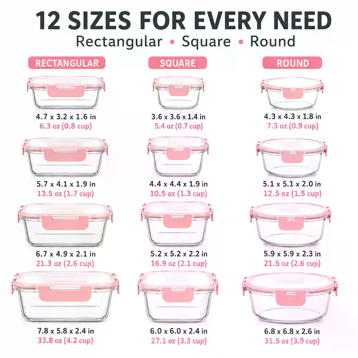 AISOON ชุดภาชนะบรรจุอาหารแก้วบ - Meal Prep Meal Ideas บทวิจารณ์และราคา