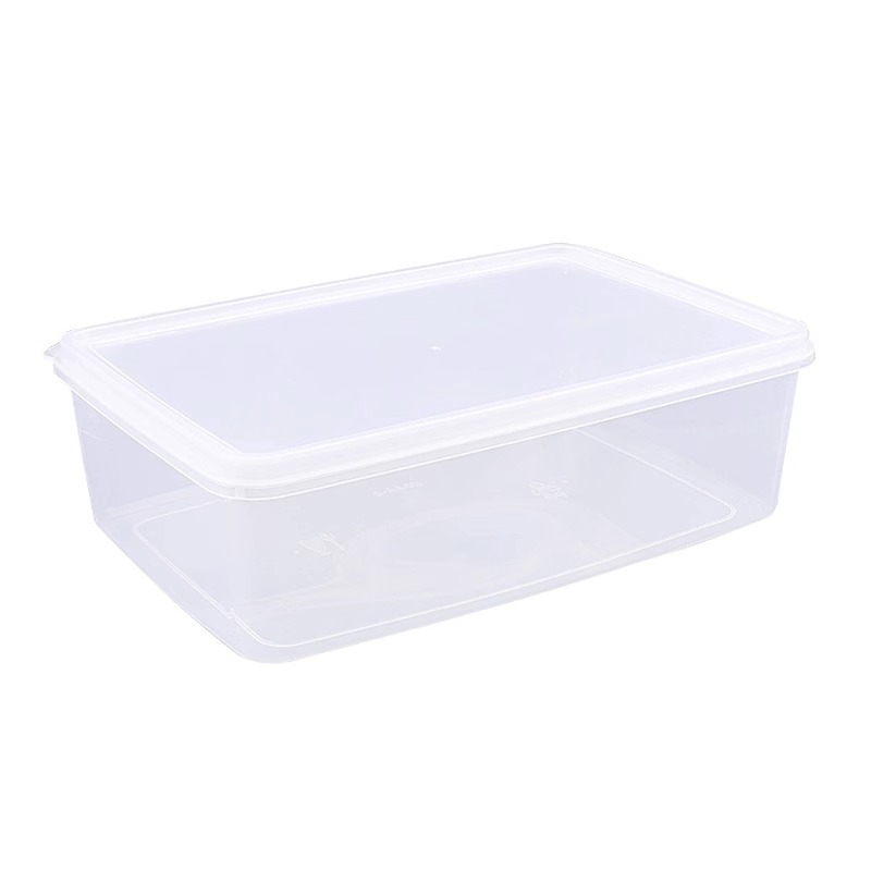 Crisper กล่องพลาสติกหนาสี่เหลี - Meal Prep Tupperware บทวิจารณ์และราคา