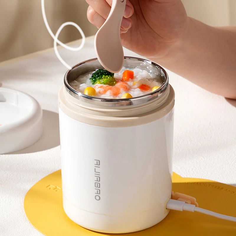 600ML USB ไฟฟ้าความร้อนกล่องอา - Meal Prep Tupperware บทวิจารณ์และราคา