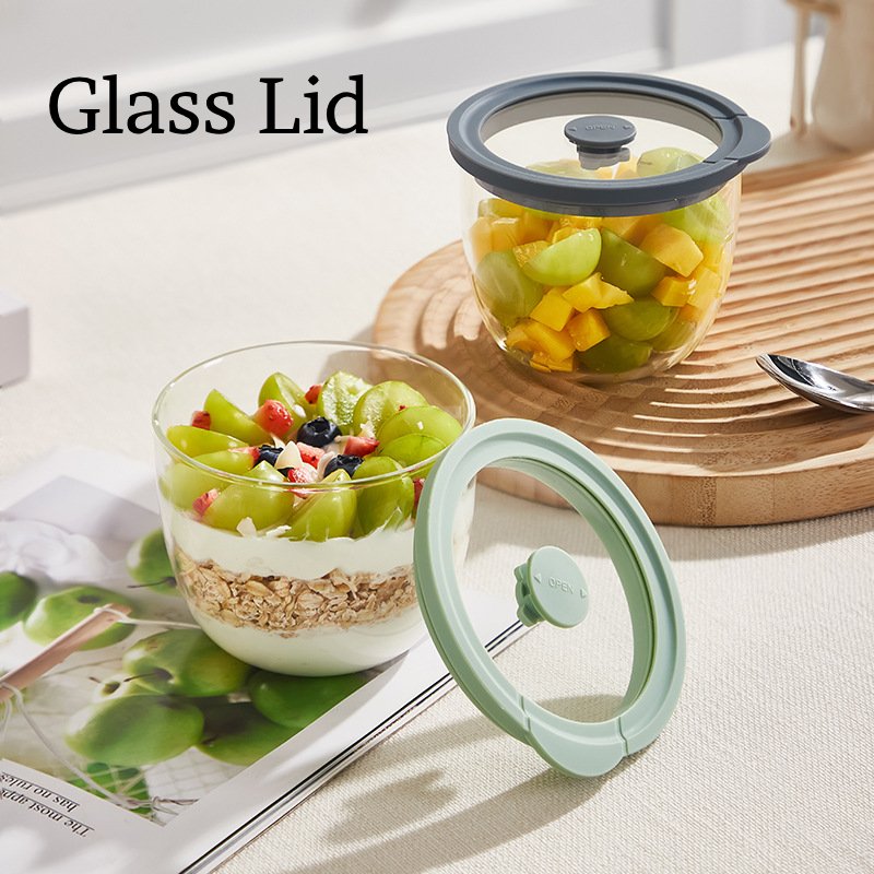 ภาชนะแก้วสำหรับโอ๊ตมีลแบบแช่ข้ - Meal Prep Yogurt Cups บทวิจารณ์และราคา