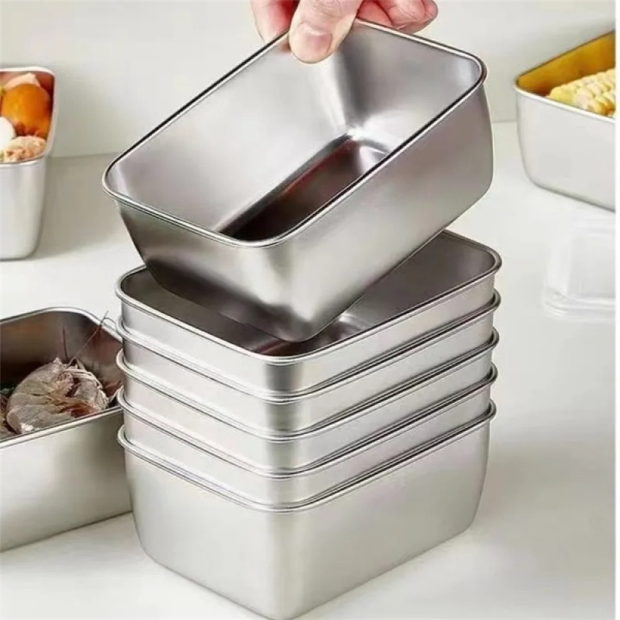 1/3/5pcs สแตนเลสกล่องเก็บอาหาร - Meal Prep Glass บทวิจารณ์และราคา