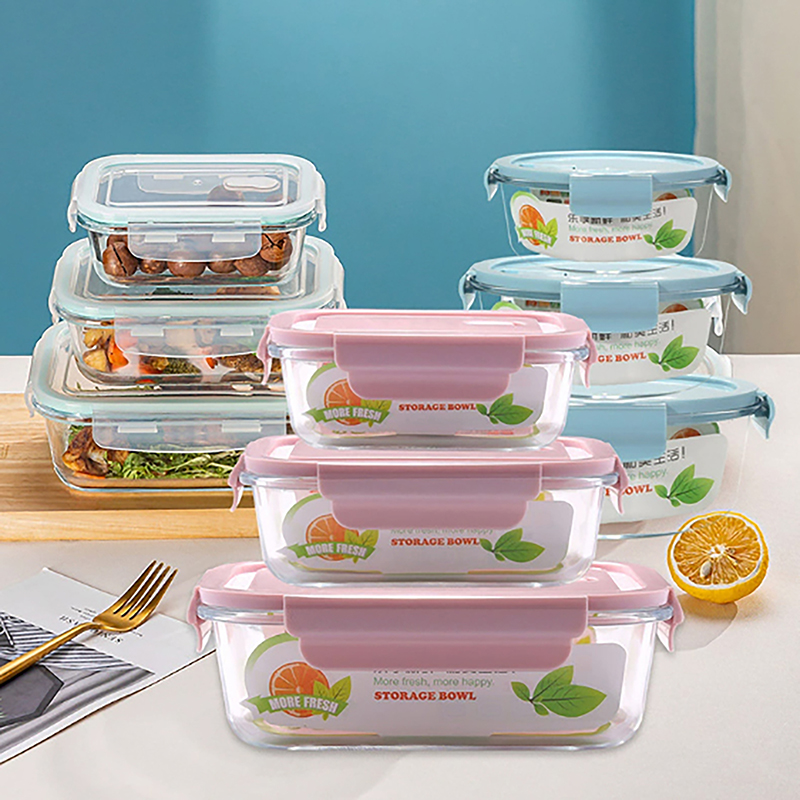 กล่องใส่อาหารแก้วโบโรซิลิเกตคุ - Meal Prep Glass Containers Oven Safe บทวิจารณ์และราคา