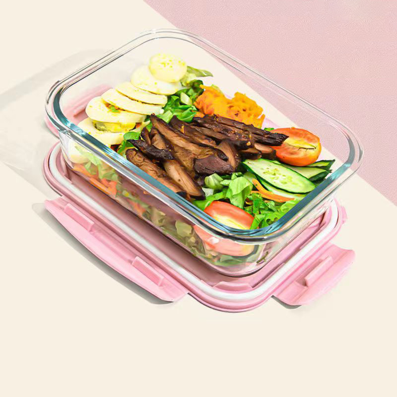 สไตล์ใหม่กล่องอาหารกลางวันแก้ว - Meal Prep Tupperware บทวิจารณ์และราคา