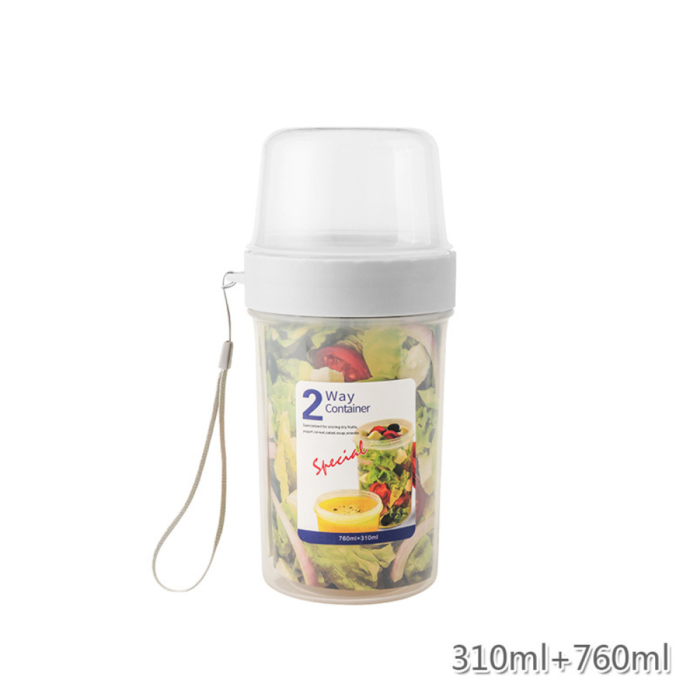 กล่องใส่อาหารสองชั้นป้องกันการ - Meal Prep Yogurt Cups บทวิจารณ์และราคา
